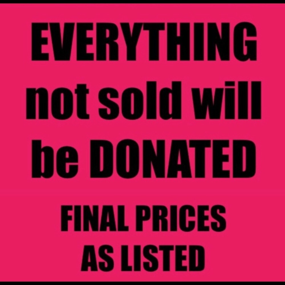 LAST CHANCE!!!!! Being Donated!!!!!